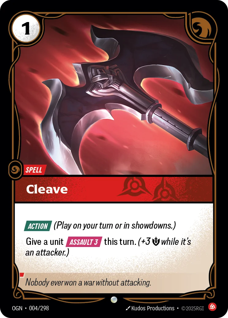 Cleave — Riftbound card OGN 004