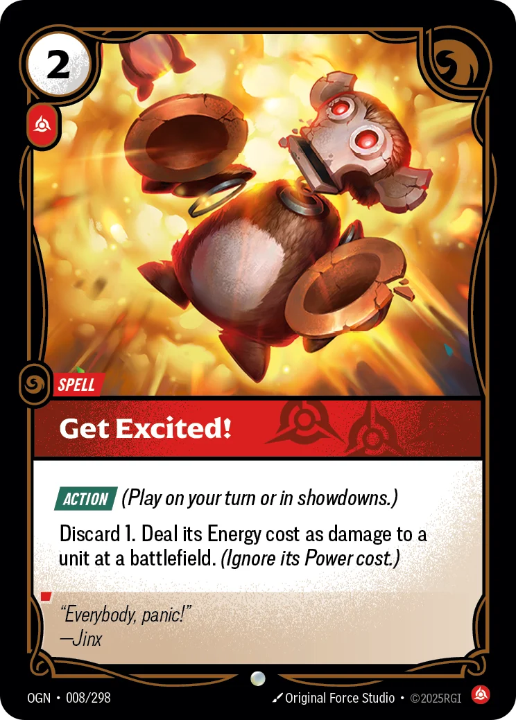 Get Excited! — Riftbound card OGN 008