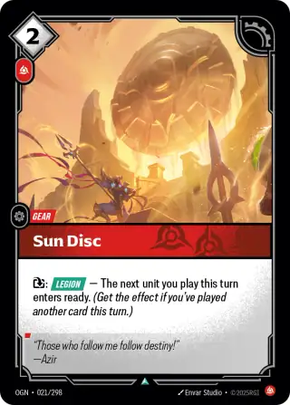 Sun Disc — Riftbound card OGN 021