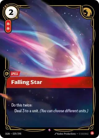 Falling Star — Riftbound card OGN 029