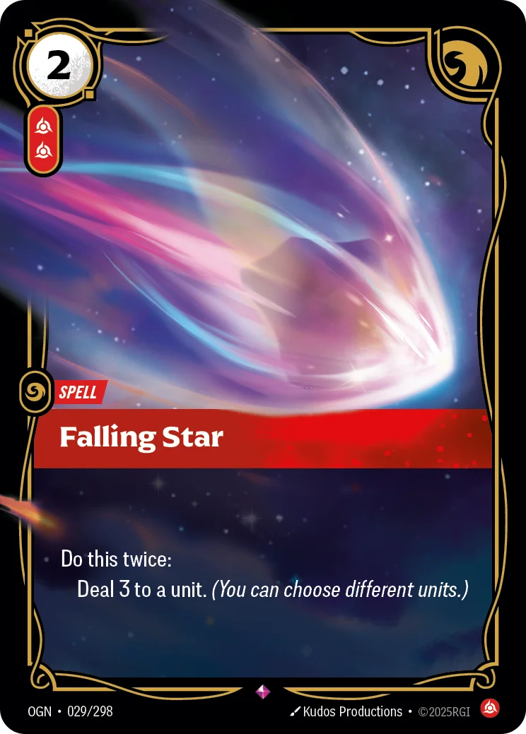 Falling Star — Riftbound card OGN 029