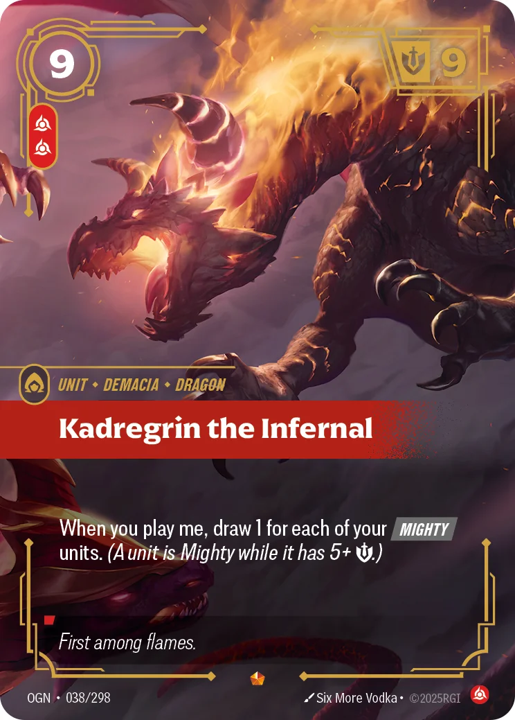 Kadregrin the Infernal — Riftbound Epic card OGN 038