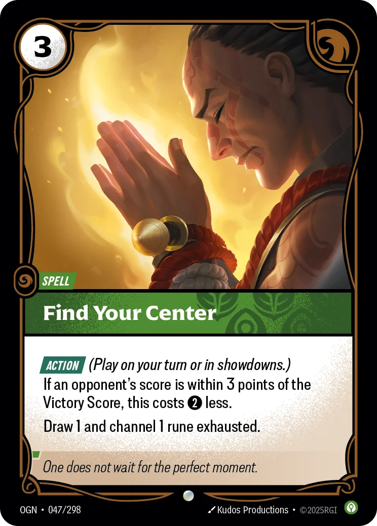 Find Your Center — Riftbound card OGN 047