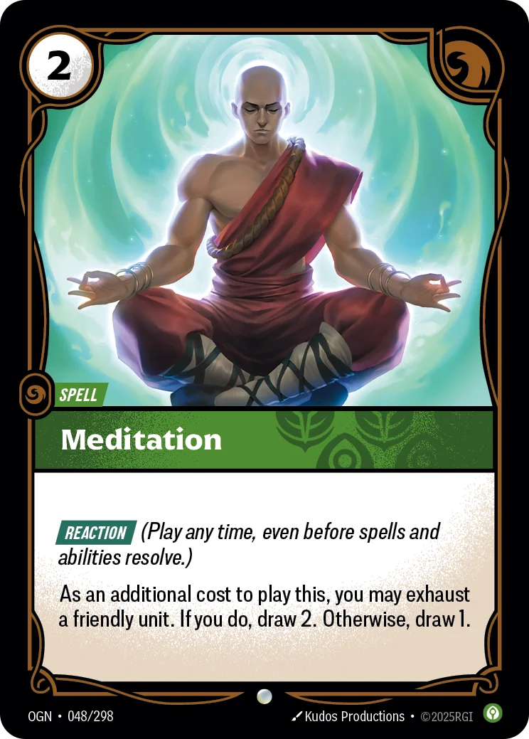 Meditation — Riftbound card OGN 048