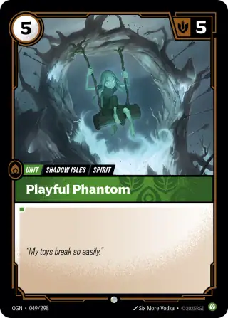 Playful Phantom — Riftbound card OGN 049