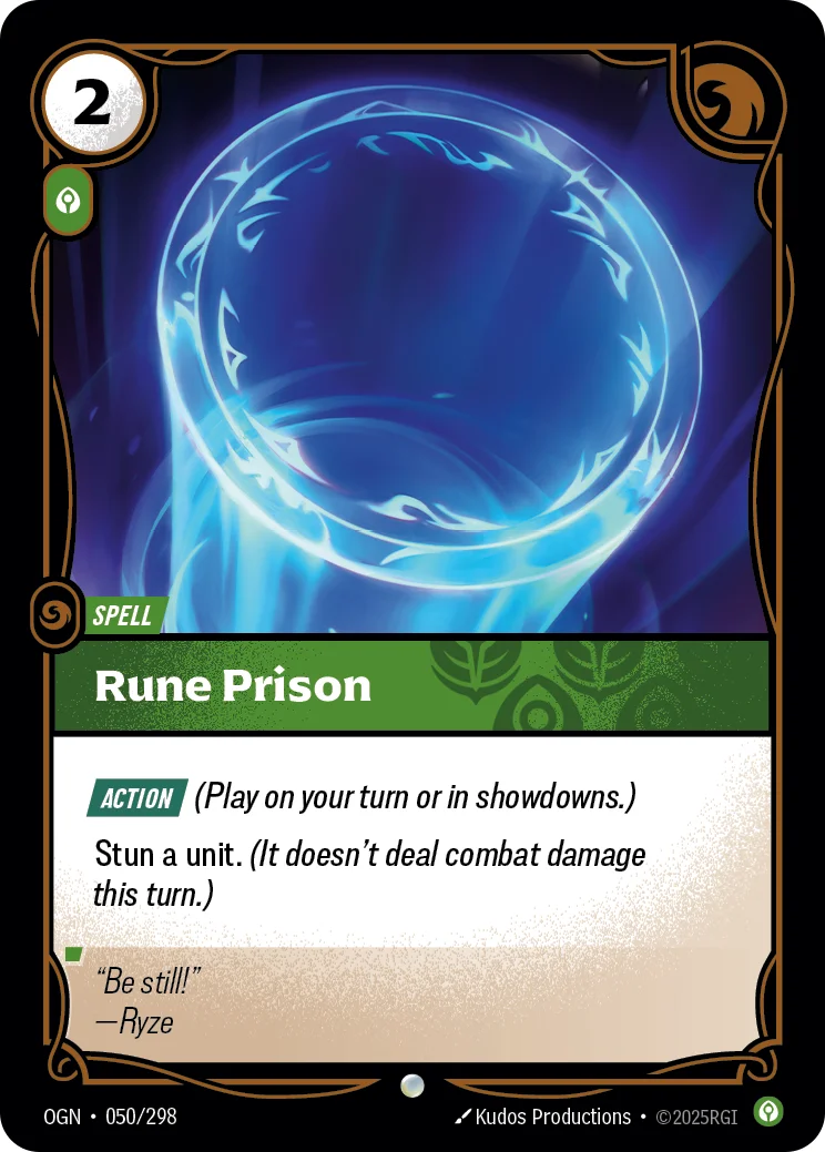 Rune Prison — Riftbound card OGN 050