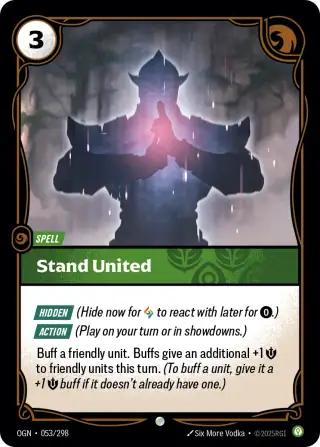 Stand United — Riftbound card OGN 053