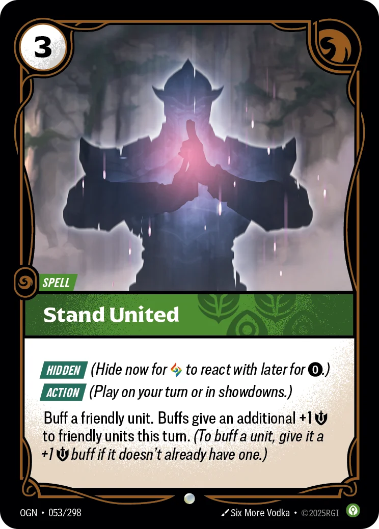 Stand United — Riftbound card OGN 053