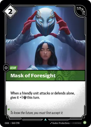 Mask of Foresight — Riftbound card OGN 060