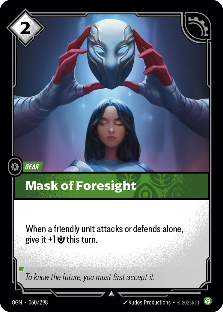 Mask of Foresight — Riftbound card OGN 060