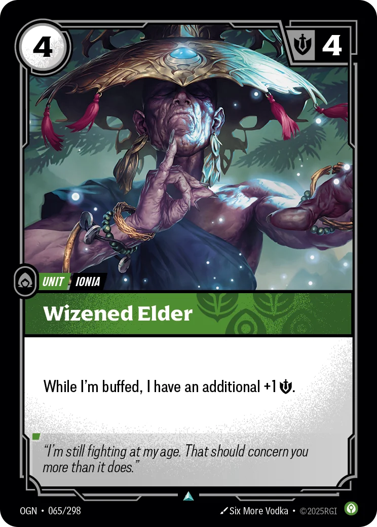 Wizened Elder — Riftbound card OGN 065