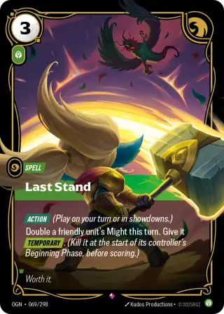 Last Stand — Riftbound card OGN 069