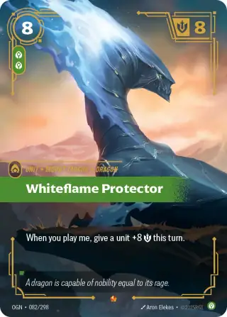 Whiteflame Protector — Riftbound Epic card OGN 082