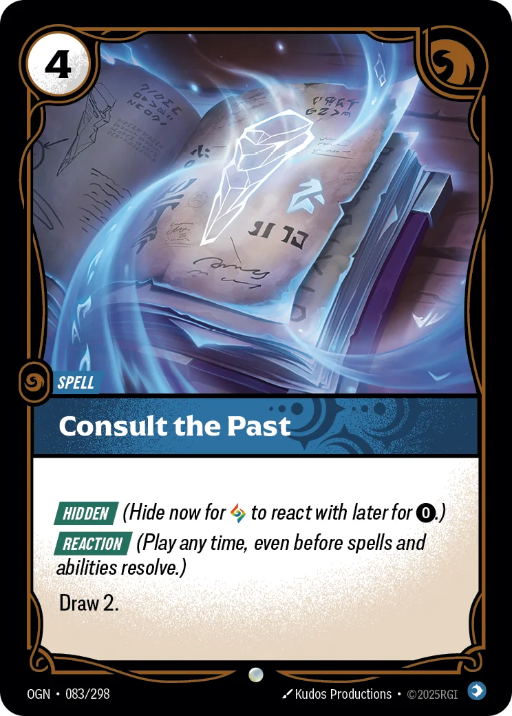 Consult the Past — Riftbound card OGN 083