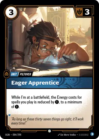 Eager Apprentice — Riftbound card OGN 084