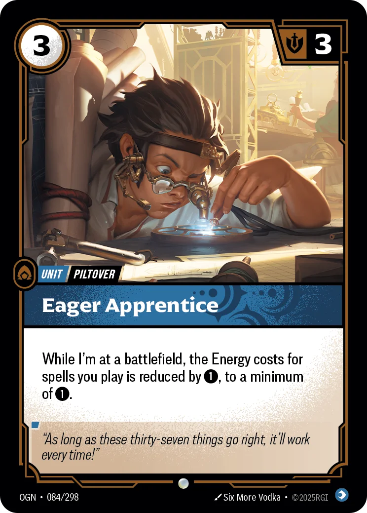 Eager Apprentice — Riftbound card OGN 084