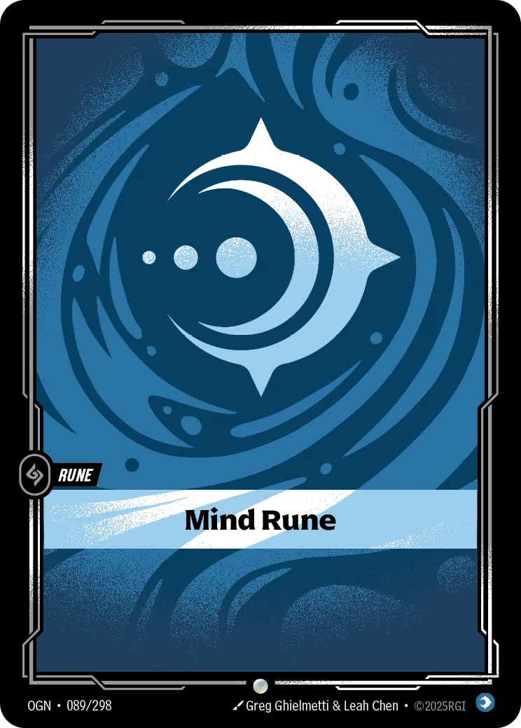 Mind Rune — Riftbound Showcase card UNL R03b