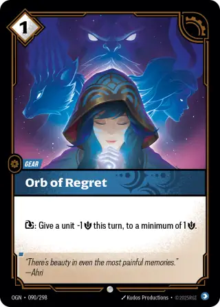 Orb of Regret — Riftbound card OGN 090