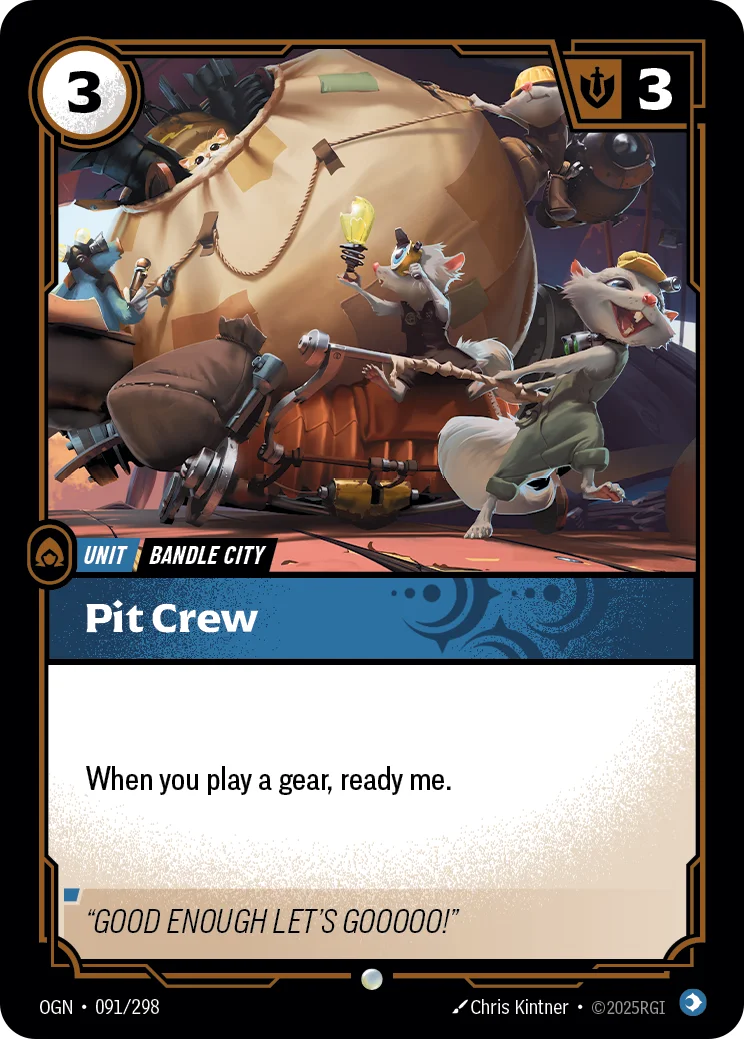 Pit Crew — Riftbound card OGN 091