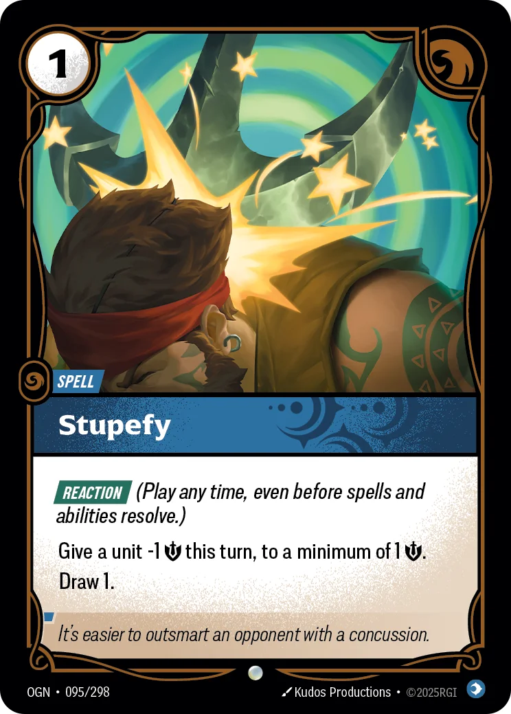 Stupefy — Riftbound card OGN 095