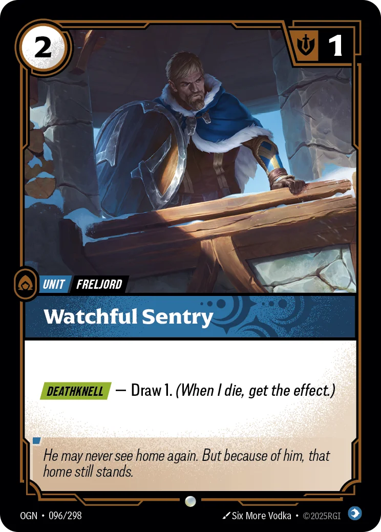 Watchful Sentry — Riftbound card OGN 096
