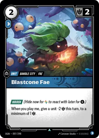 Blastcone Fae — Riftbound card OGN 097