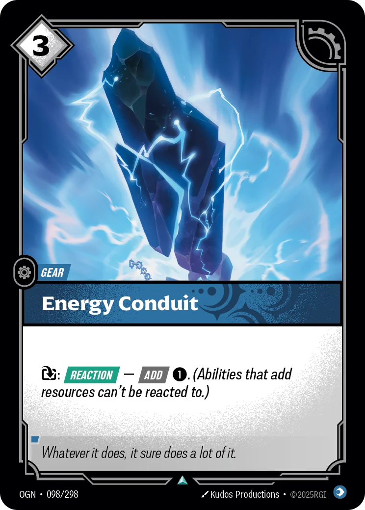 Energy Conduit — Riftbound card OGN 098