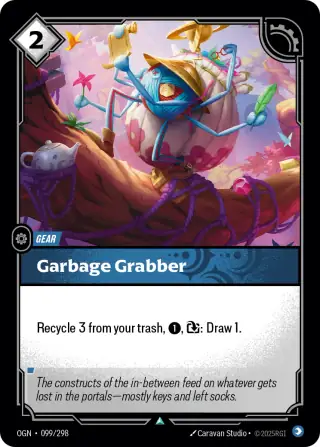 Garbage Grabber — Riftbound card OGN 099