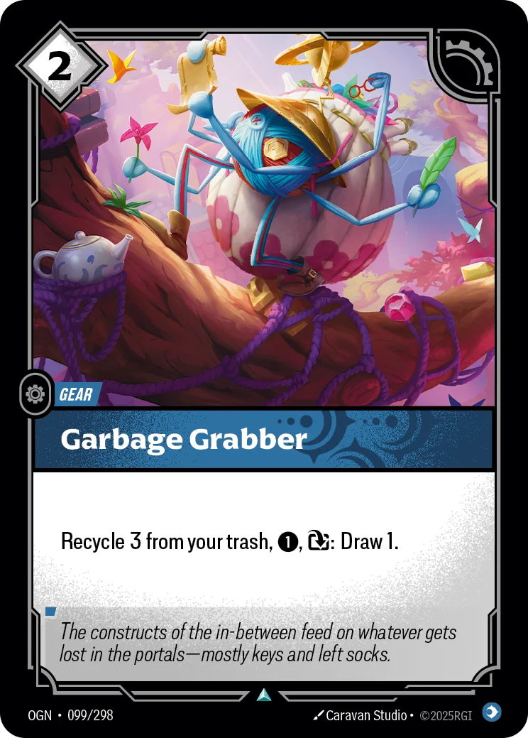 Garbage Grabber — Riftbound card OGN 099