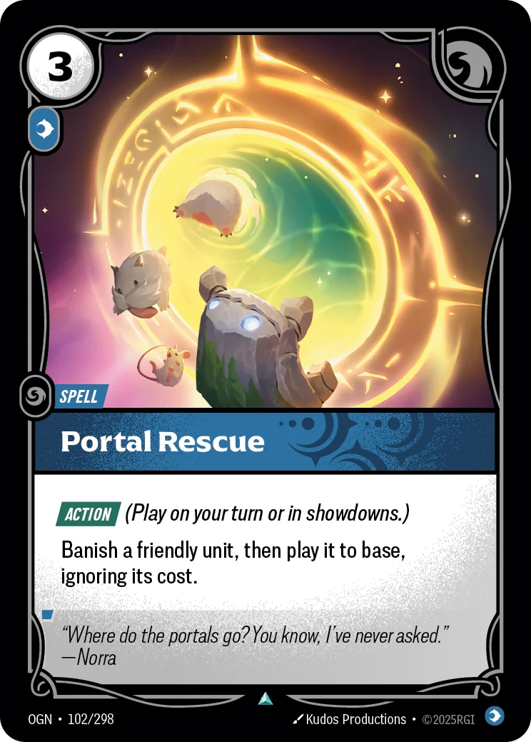 Portal Rescue — Riftbound card OGN 102
