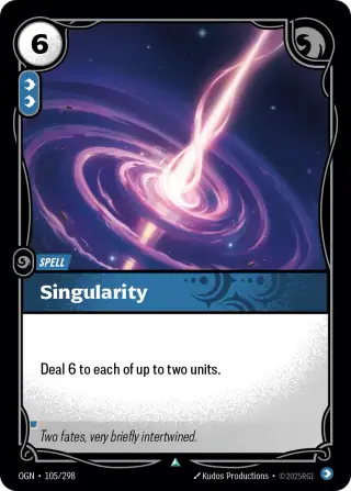 Singularity — Riftbound card OGN 105
