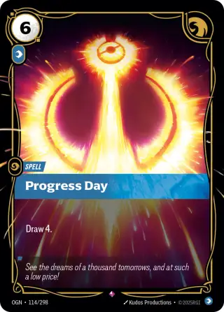 Progress Day — Riftbound card OGN 114