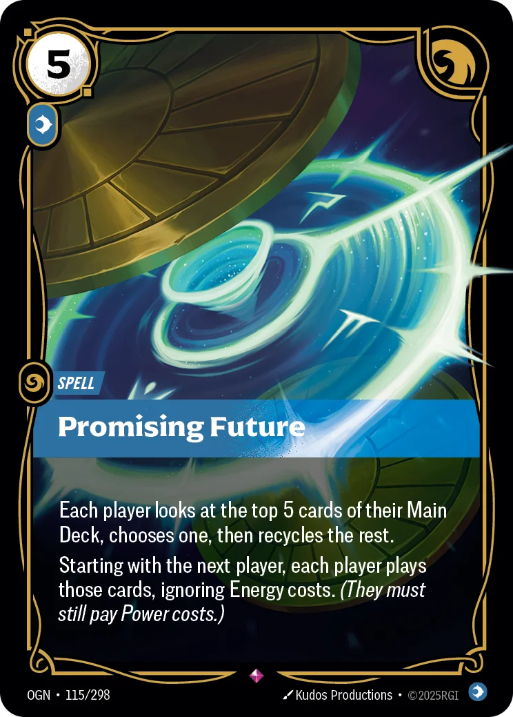 Promising Future — Riftbound card OGN 115