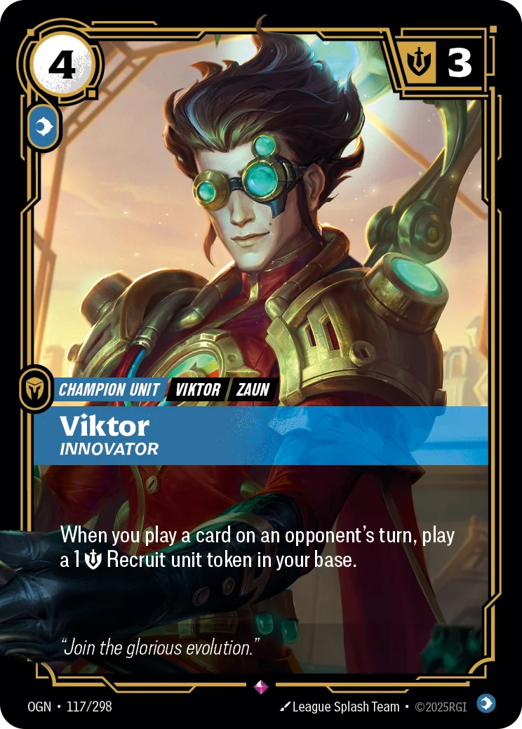 Viktor, Innovator — Riftbound card OGN 117