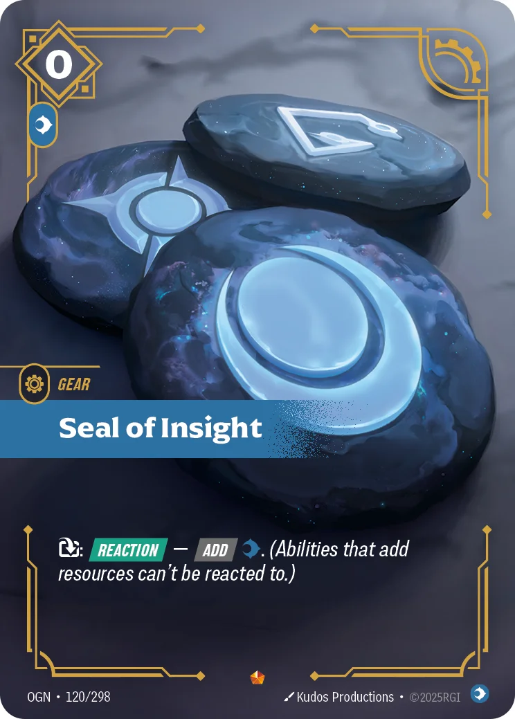 Seal of Insight — Riftbound Epic card OGN 120