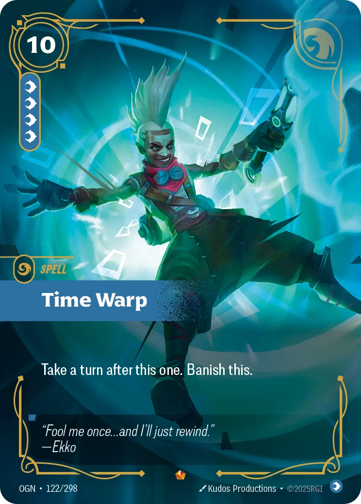Time Warp — Riftbound Epic card OGN 122
