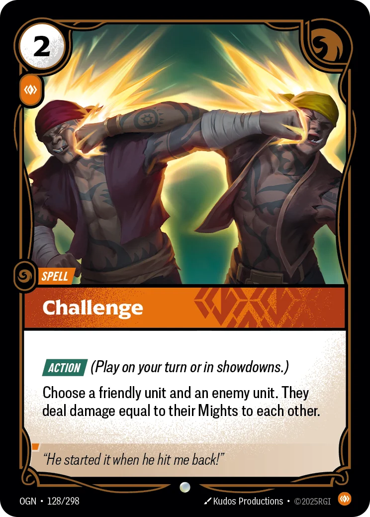 Challenge — Riftbound card OGN 128