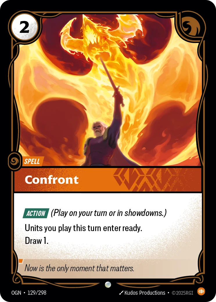 Confront — Riftbound card OGN 129