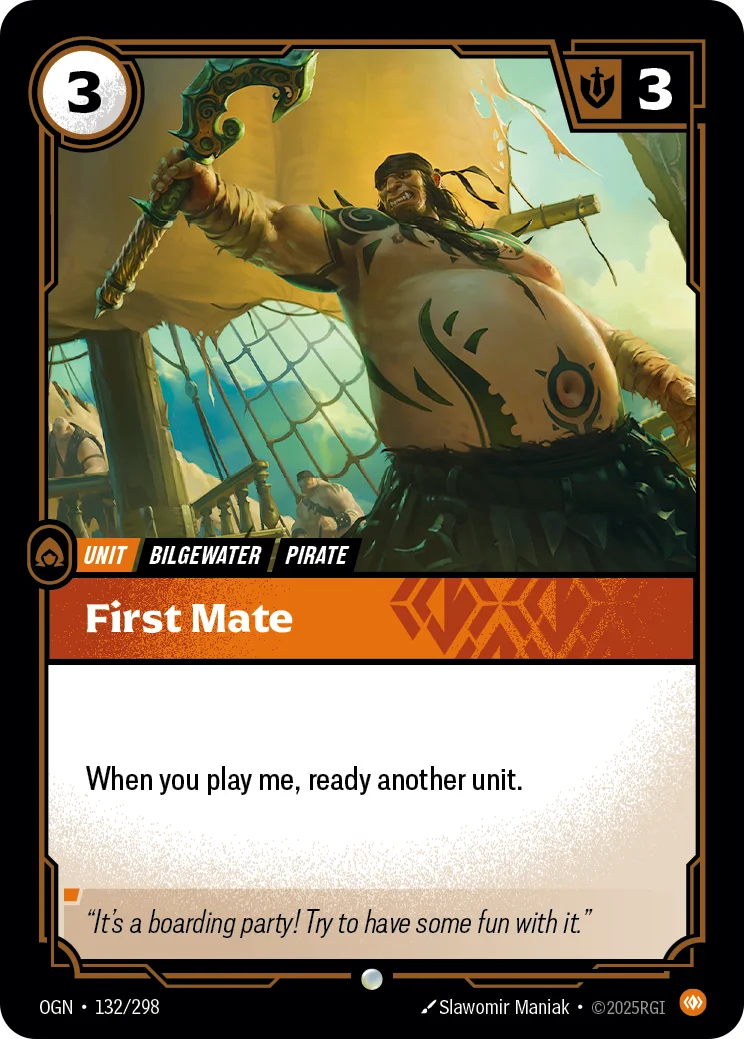 First Mate — Riftbound card OGN 132