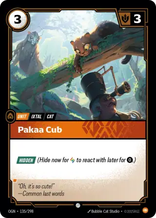 Pakaa Cub — Riftbound card OGN 135