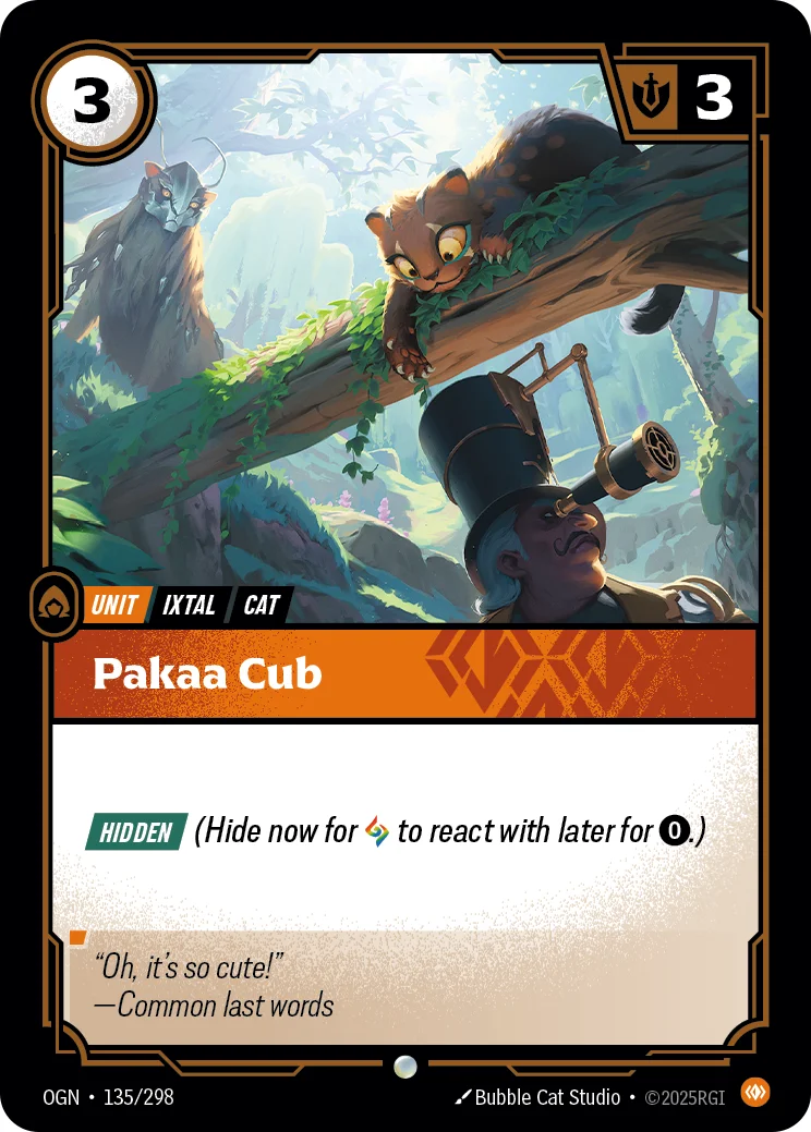 Pakaa Cub — Riftbound card OGN 135