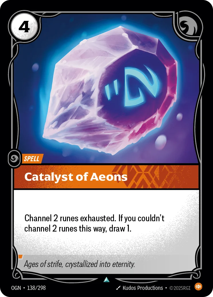 Catalyst of Aeons — Riftbound card OGN 138