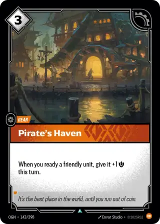 Pirate's Haven — Riftbound card OGN 143