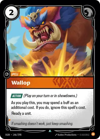 Wallop — Riftbound card OGN 146