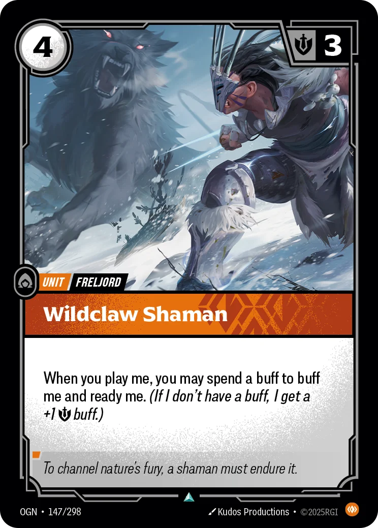 Wildclaw Shaman — Riftbound card OGN 147