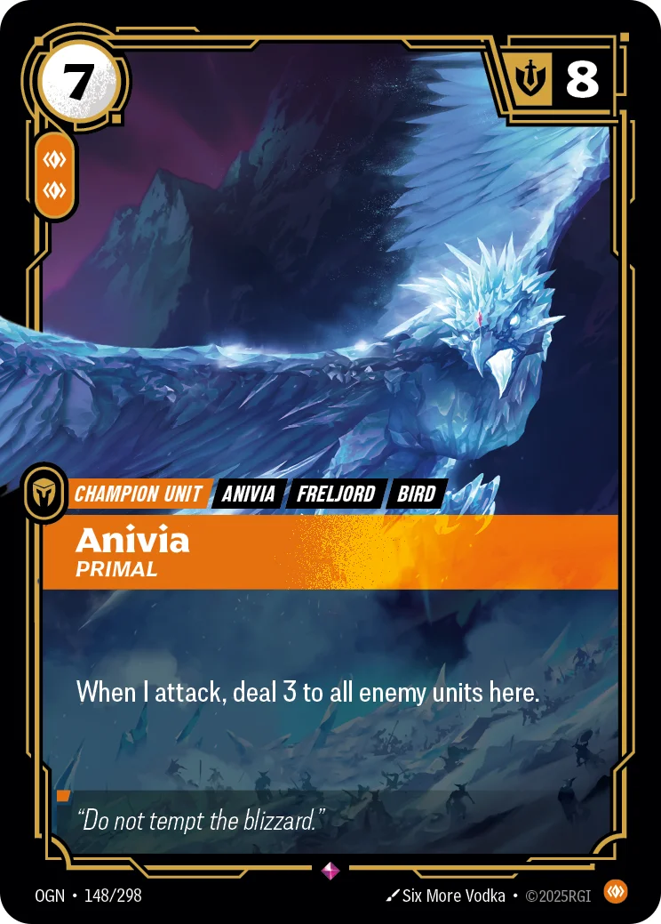 Anivia, Primal — Riftbound card OGN 148