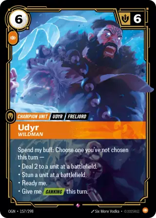 Udyr, Wildman — Riftbound card OGN 157