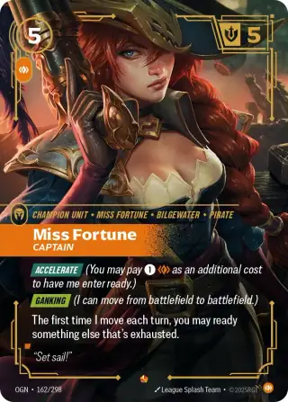 Miss Fortune, Captain — Riftbound Epic card OGN 162