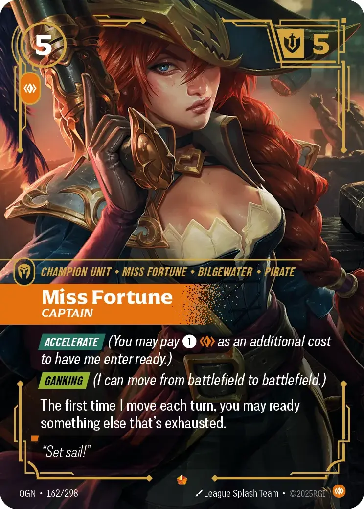 Miss Fortune, Captain — Riftbound Epic card OGN 162