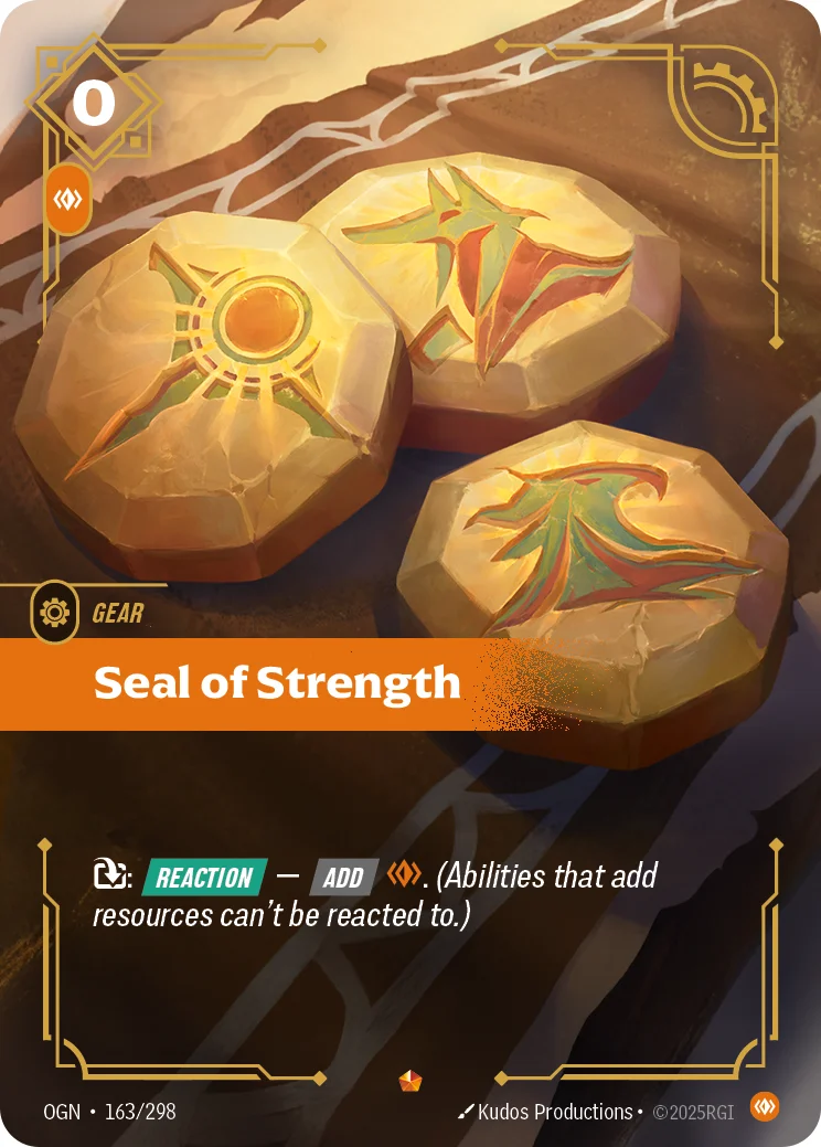 Seal of Strength — Riftbound Epic card OGN 163